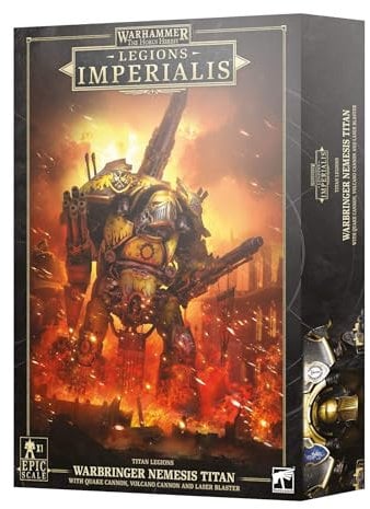 Games Workshop - Warhammer - Legions Imperialis - Warbringer Nemesis Titan with Quake Cannon, Volcano Cannon and Laser Blaster [EPIC SCALE]
