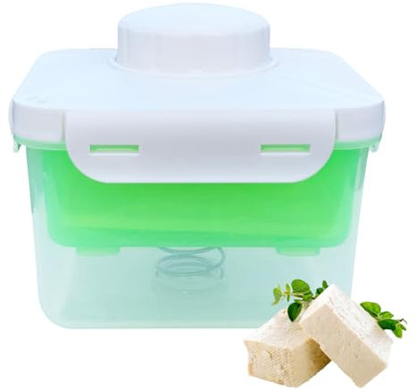 Prensa de tofu, prensa ajustable para todo tipo de tofu, elimina fácilmente el agua, apto para lavavajillas y sin BPA, eleva tus platos