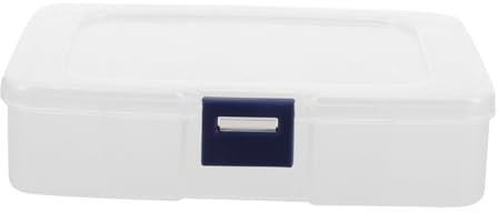 jojofuny Transparente Tragbare Aufbewahrungsbox Mit Fächern Für Sägeblätter Und Kleinteile Rechteckiger Organizer Für Werkstatt Und Garage Praktischer Werkzeugkasten Zur Platzsparenden Aufb