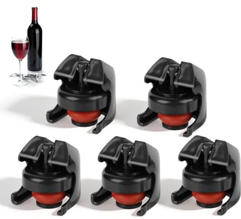 Bouchon De Bouteille De Vin Et De Champagne, 5 Pièces, Bouchons De Champagne, Bouchon Bouteille Vin Bouchon Bouteille Champagne Réutilisable Bouchon Vin Bouchon Liege