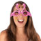 P'TIT CLOWN - Lunettes Fantaisies - Funny Party Glasses - Adulte - Parfaites pour Déguisement Carnaval, Cosplay, Soirée Cocktail, Fête Tropicale - Plastique (Lunettes Flamant rose)