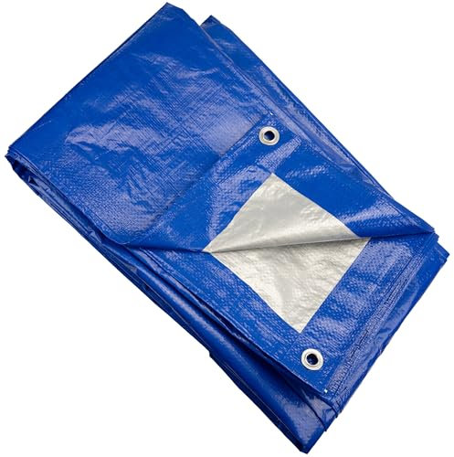 AERZETIX - C76287 - Lona de protección en Polietileno con Ojales - Densidad 110 g/m² - 2 x 3 Metros - Impermeable Intemperie Camping Obra