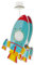 Dalber kinderlampe Pendelleuchte Hängelampe Rakete