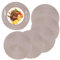 6 Pezzi Tovagliette Rotonde 38cm Tessuta Polipropilene Resistente Tampone Lavabile Antiscivolo Placemats Decorazioni per Matrimoni Eventi Festa Feste