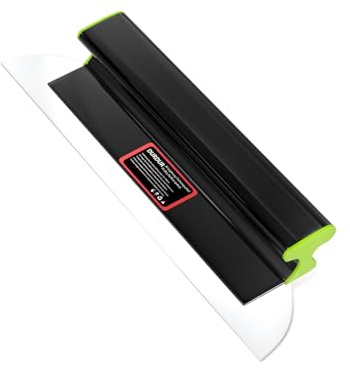 DURDUR Flächenspachtel,16Inch/40cm Edelstahlklinge Spachtel Werkzeug,Aluminiumlegierung Z-Griff Flächenspachtel Glättspachtel