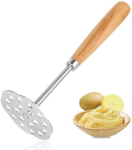 YYTECH Schiaccia Patate In Acciaio, Schiacciapatate Acciaio Inox, Professionale Schiaccia Patate, Gadget Da Cucina Manuale Per Purea Di Patate, Marmellata, Verdura