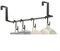 LYDSB Porte-Serviettes de radiateur, antidérapant, Anti-Rayures, pour Porte-Serviettes, Cintre à Linge, Support de Rangement Compact pour radiateur de Chauffage (Noir) comme sur la Photo