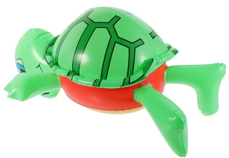 FUNNETOYU Aufblasbare Schildkröte Lustiges Wasserspielzeug für Kreative Deko für Strand und Camping Tragbar für Jede Gelegenheit