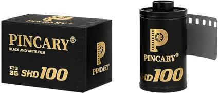 35mm Black and White Film for Street Photography, Scan Friendly Flow, Easy on Film Camera for Campus Projects, Creative Tonality, ISO 100, 36EXP