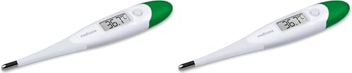 medisana TM 700 digitales Fieberthermometer, Thermometer mit Fieberalarm, Wasserfest, Schnell & Genau, Mit praktischer Speicherfunktion, Für Babys, Kinder und Erwachsene (Packung mit 2)