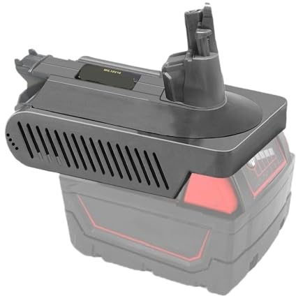 Compatible for Dyson， V10 Battery Adapter ，Compatible for Milwaukee ，18V Li-ion Convert to Work SV12 Animal Vacuum Cleaner