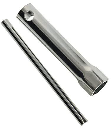 Zündkerzenschlüssel Steckschlüssel 16mm Länge 100mm Bordwerkzeug für Motorrad Moped Roller