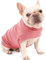 Hund Pullover - weiche und warm T-Shirt Hunde Frühling Kleidung Mantel Katzenpullover für kleine Hunde Katzen Rot M