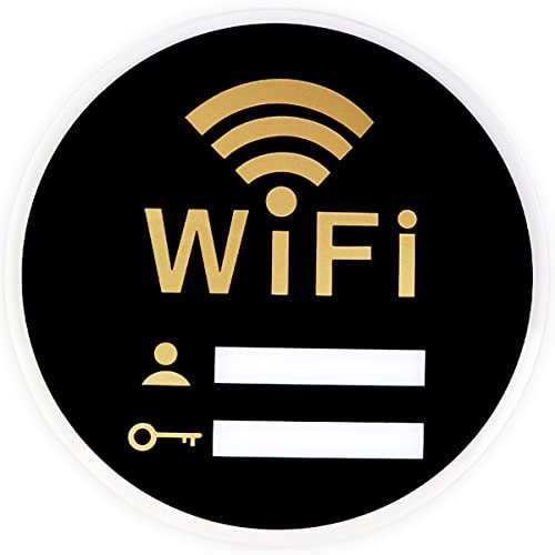 Panneau de couverture réseau sans fil avec mot de passe WiFi (20 x 20 cm)