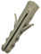 TASSELLO NYLON C5 G&B. FISSAGGI CONFEZIONE DA 10 PEZZI 25X30 FORO DA 5 mm PER VITI DA LEGNO DA MM 2,6/4