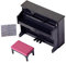 Toyvian Ornament Mini-Klavierdekoration Klavierspielzeug Doll House Piano Mini Klavier Spielzeug Klavier Ornamente Kinder Spielzeug Set- Mini Miniaturmusikinstrumente Kinderspielzeug