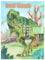Depesche 12141 Dino World - Tagebuch mit Zahlen-Code und Sound in Grün, Buch mit Dinosaurier-Motiven und 80 linierten, bunt illustrierten Seiten