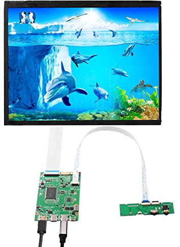 VSDISPLAY USB USB C eDP Controller Board und 9,7 Zoll 2048 x 1536 400nit LP097QX1 IPS LCD-Bildschirm für Retro-Videospiele