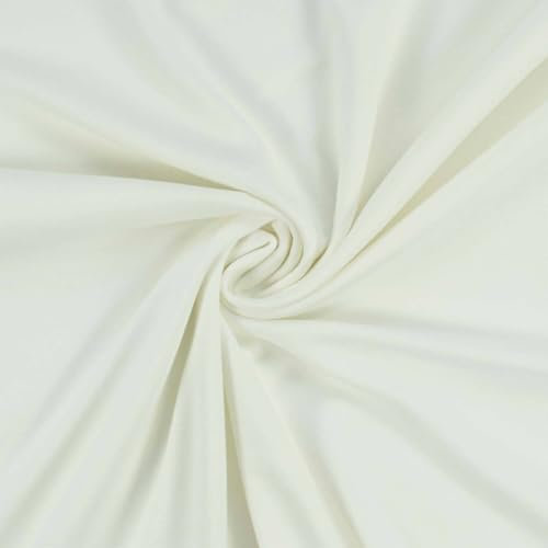 Viskose-Jersey Stoff, elastisch, uni natur (Länge am Stück: ab 50cm / Breite: 150cm)