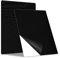 Flicken selbstklebend Stoff, Klebeflicken für Textilien Leinenstoff Reparatur Patches, 2er 20 x 28 cm Textil Flicken selbstklebend für Sofas, Autositze, Bürostuhl, Kopfteile, Vorhang, Schwarz