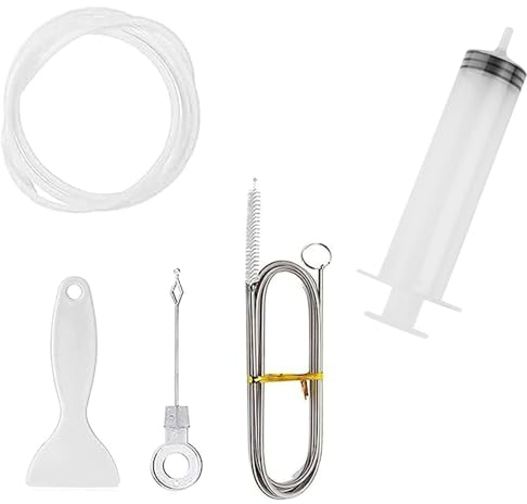 BAIYSFFG Fridge Drain Hole Cleaning Tool 5PCS Fridge Cleaner, Drain Pipe Cleaning Brush, Reusable Refrigerator Drain Dredging Tool Kit for Refrigerator Cleaning, Kitchen Drain Hole Remover