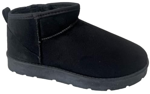 sole london LADIES FLAT WARM WOMENS WINTER FAUX FUR LINED ANKLE SHOES BOOTS