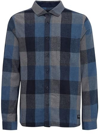 Indicode IDValmer 25325MM Herren Shirts, Größe:S, Farbe:China Blue (436)