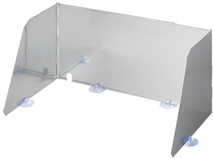 APT Paravento per fornelli a gas, pieghevole, 38,5-73 x 27 x 24 cm