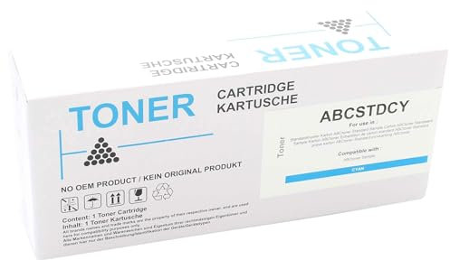 ABC Kompatibler Toner (MIT CHIP) für Lexmark C332HC0 Cyan 2500 Seiten für C3226dw C3226ow MC3326adwe MC3326i