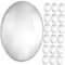 BELLIFFY 30pcs Glass Beads Nail Polish Charts for Polish Palette Nail Art Display