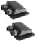 Flaconi Caja de Acceso a Cables Solares para Vehículos Recreativos,Prensaestopas Doble Entrada de Cables,Pasacables de Techo Pasacables de Entrada de Cable Doble,para Autocaravanas,Caravanas (Negro)