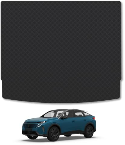 Peugeot e-3008 (2024+) 3mm Rubber Boot Mat | Tailored Fit Durable Boot Liner Full Coverage Protection Waterproof Accessories Easy Clean Anti Slip Made in the UK