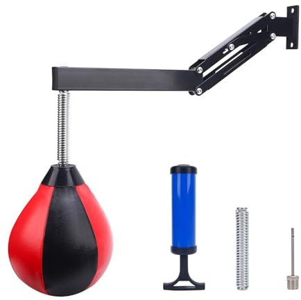 Boxing Speed Balls, Spreader Balls, einstellbare hängende Speed Ball Rack Balls, Wand montiert Boxen Tasche für Jugendliche und Erwachsene für Home Gym Training, Stressabbau und