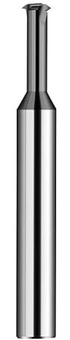 Fraise en carbure， Fraise à fileter à une dent en carbure monobloc à 55 degrés CNC(P1.336- P1.814XD8X60L)