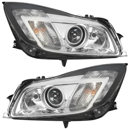 Autoscheinwerfer kompatibel für Buick Regal Opel Insignia 2009–2013(Xenon)
