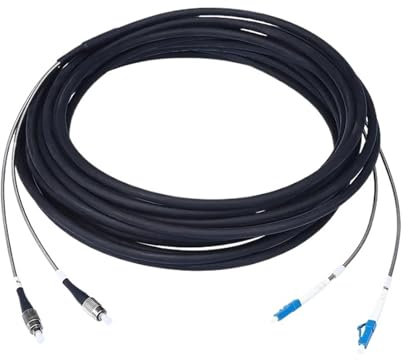 RGFDLJN Cavo Patch in Fibra Ottica 7,0 mm 2C 25-500 m monomodale Completamente Armato a 2 conduttori(500m FC-FC)