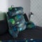 OHS Gaming Cuddle Cushion for Kids Adults, Detachable Neck Roll Reading Pillow with Head Rest & Arms for Sitting Up in Bed Super Soft High Back Support Cushion for Bed Sofa, Navy