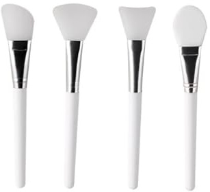 Silicone bricolage masque brosse beauté moule rafraîchir maquillage tête souple(Mix 4PC)