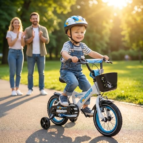 Actionbikes Kinderfahrrad | 12 16 20 Zoll | 2-9 Jahre | V-Brake Bremsen | Schutzblech v. und h. | Kinder Fahrrad für Mädchen & Jungen | Fahrräder | Kinderrad | Jugendrad | Bike