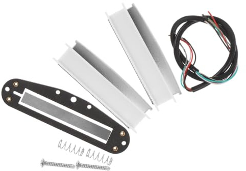 Hemobllo 1 Ensemble Kit Micro Guitare Humbucker Compact Double Bobinage Alnico Anti-bruit Remplacement pour Guitare Électrique St Amélioration Basses Profondes