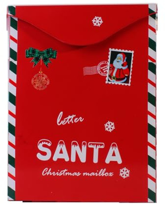 de courrier extérieur, boîte Lettres de décoration de Maison de noël pour Porte d ' entrée, Utilisation dans Le Jardin, boîte de Rangement de courrier sécurisée, boîte de