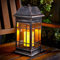 Garden Mile Solar Garden Lights, Fairy Lanterns, Jar Lights, LED Outdoor Fairy Lights, Hanging Lantern for Garden, Courtyard, Wedding, Party, Bar, Café or Christmas, Wall, Table, (Candle Lantern)