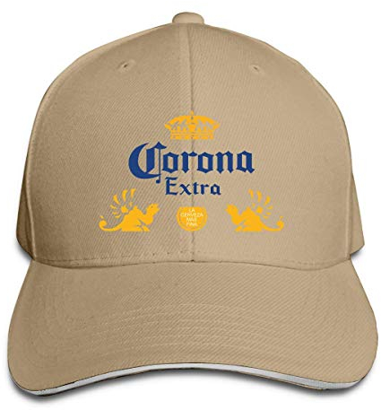 GGdjst Corona Extra Bier verstellbare Casquette Unisex Baseball Cap Trucker Hüte Schwarz
