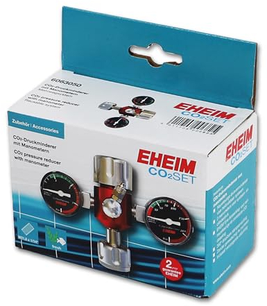 Eheim CO2-Druckminderer mit Manometer für Aquarium und Teich, 385 Gramm