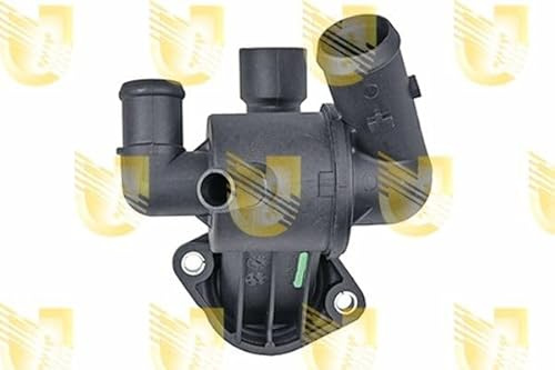 UNIGOM 341870 Thermostat Kühlmittel Kühlwasserthermostat mit Dichtung 87°C Kompatibel mit VW Golf 6 5K1 03L121111M 03L121111AC