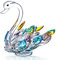 15,2 cm Kristallfiguren Schwan Dekor, Glas Schwan Figuren Briefbeschwerer, Kristall Sammelfiguren, Geschenke für Frauen, Mutter, Mädchen, Weihnachten, Geburtstag, Party, Valentinstag, Jahrestag