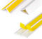 DQ-PP Baguette d'angle autocollante - PVC Blanc - 25 x 25 mm - 1,5 mm Épaisseur - 10 m