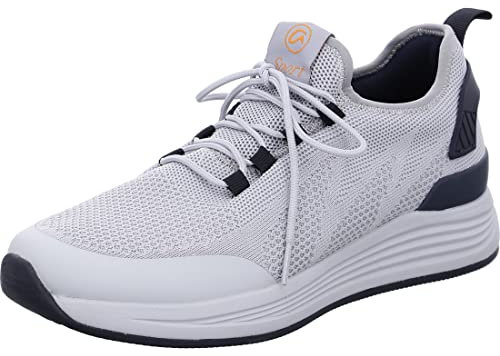ara Herren Chicago Sneaker, Light Grey, 46 EU