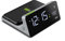 Braun Digital Alarm Clock with VA LCD Display, 10W Qi Wireless Fast-Charging Pad, Automatic Backlight Adjustment, Quick Set, Beep Alarm in Grey, model BC21G.