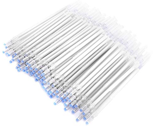 100 Stück Hitze löschbare Stifte, Hitze Löschbar Stoff Stifte Markierung Wasserlöslich Stoffmarkierungsstift Wärme Abwischbare Stoffmarkierungsstifte für Leder, Stoff, Quilten, Schneiderin